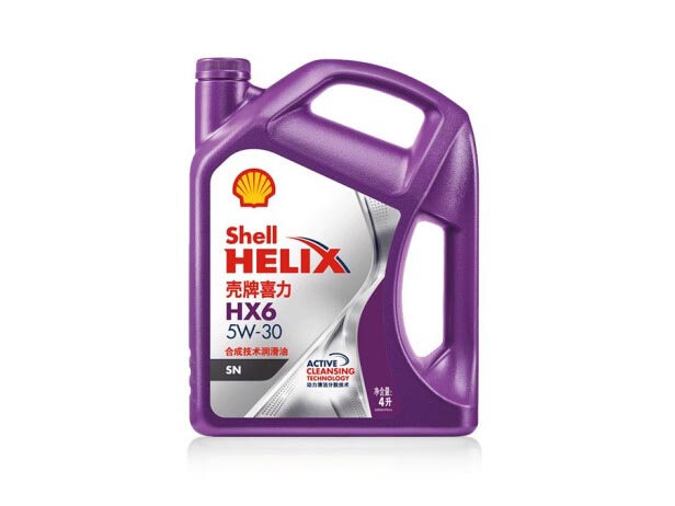 殼牌 喜力HX6 合成技術潤滑油 SN級 5W-30 4L裝
