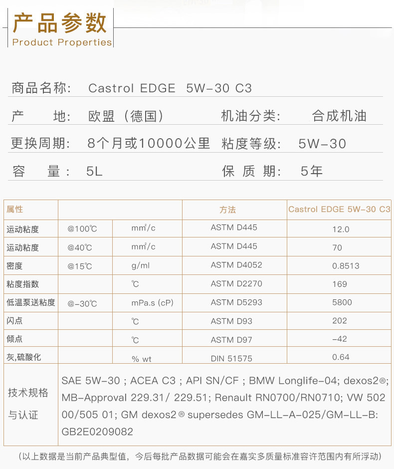 嘉實多 全合成機(jī)油 極護(hù)EDGE FST 5W-30 C3 SN 5L裝-第3張圖片-鄭州市冠恒貿(mào)易有限公司【官方網(wǎng)站】-車用潤滑油服務(wù)專家