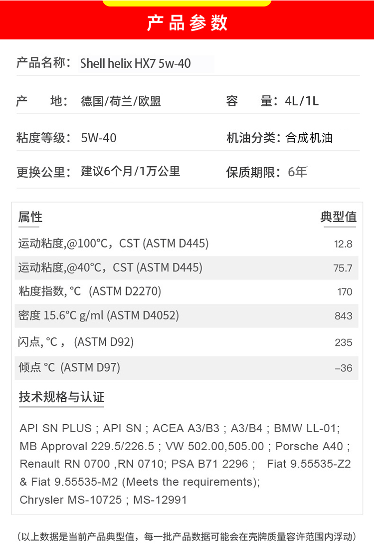 殼牌 喜力HX7 5W-40 SN PLUS 1L裝-第2張圖片-鄭州市冠恒貿易有限公司【官方網站】-車用潤滑油服務專家